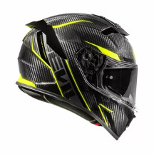 Casco Devil Carbon STY — 2XL, negro brillo